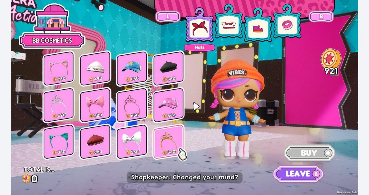 LOL Surprise!: Movie Night gameplay image for Nintendo Switch (NS) video game