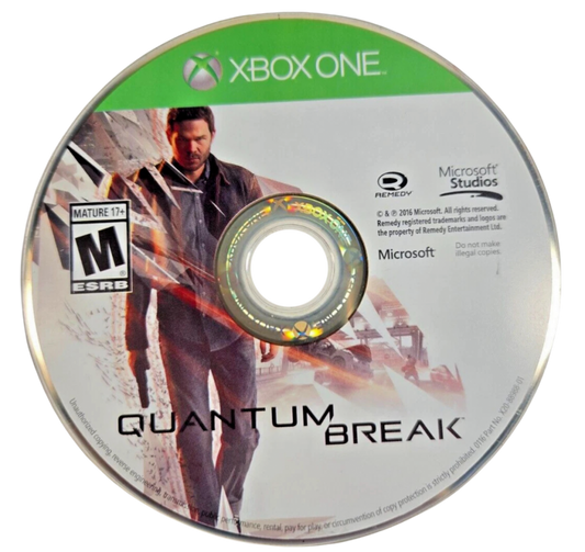 Quantum Break – Xbox One (XONE) disc for action-adventure video game