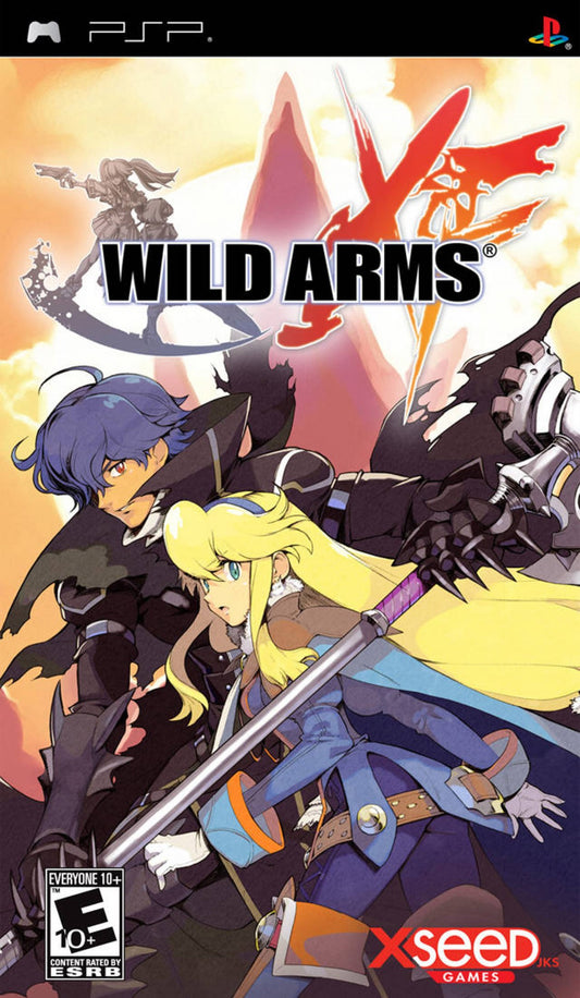 Wild Arms XF – cover art for PlayStation Portable (PSP) tactical role-playing game