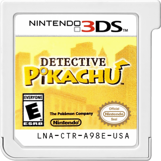 Detective Pikachu cartridge for Nintendo 3DS (3DS) adventure mystery video game