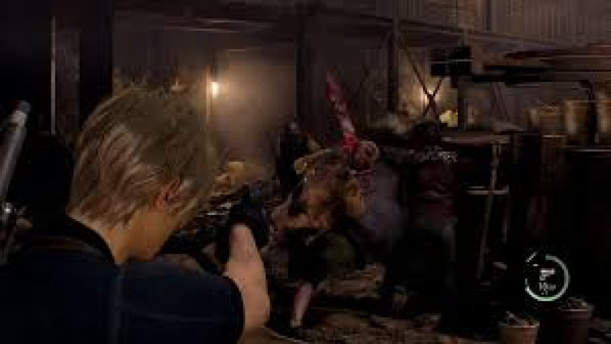 Resident Evil 4 gameplay for PlayStation 4 (PS4) video game.
