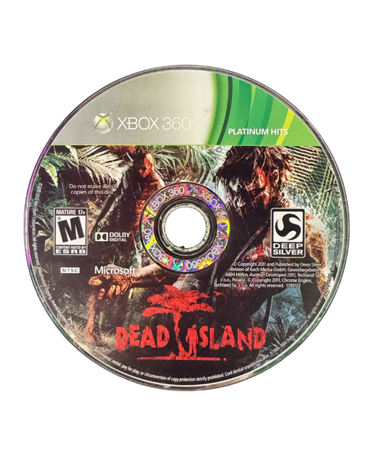 Dead Island Platinum Hits for Xbox 360 open world survival horror action RPG featuring cooperative gameplay zombie combat tropical island setting and immersive first person melee experience disc