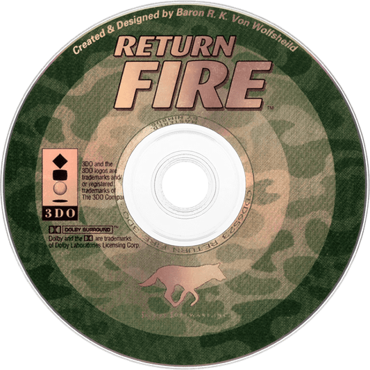 Return Fire disc for Panasonic 3DO (3DO) vehicular combat strategy video game