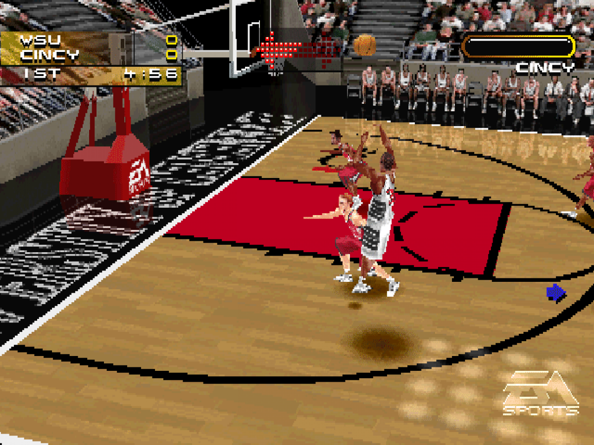 NCAA March Madness 2000 gameplay for PlayStation 1 (PS1) retro basketball video game