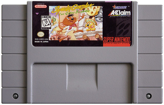 Speedy Gonzales Los Gatos Bandidos cartridge for Super Nintendo Entertainment System (SNES) retro video game