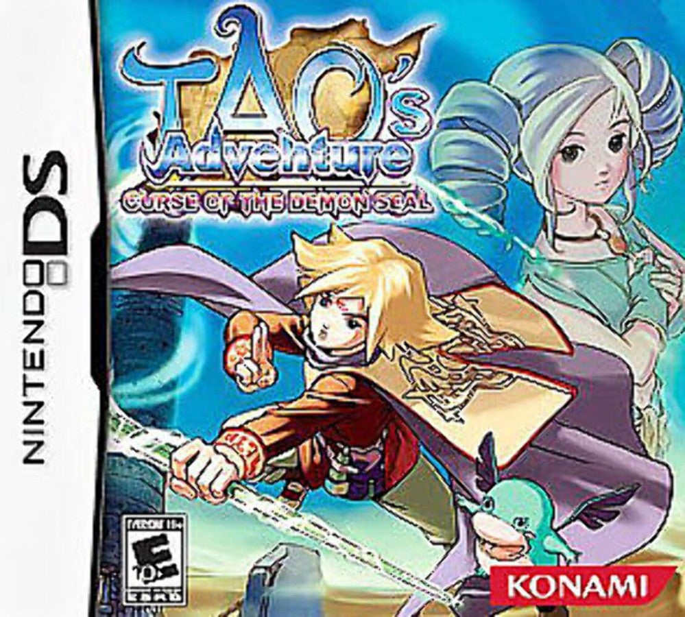 Tao's Adventure: Curse of the Demon Seal cover art for Nintendo DS (DS) video game