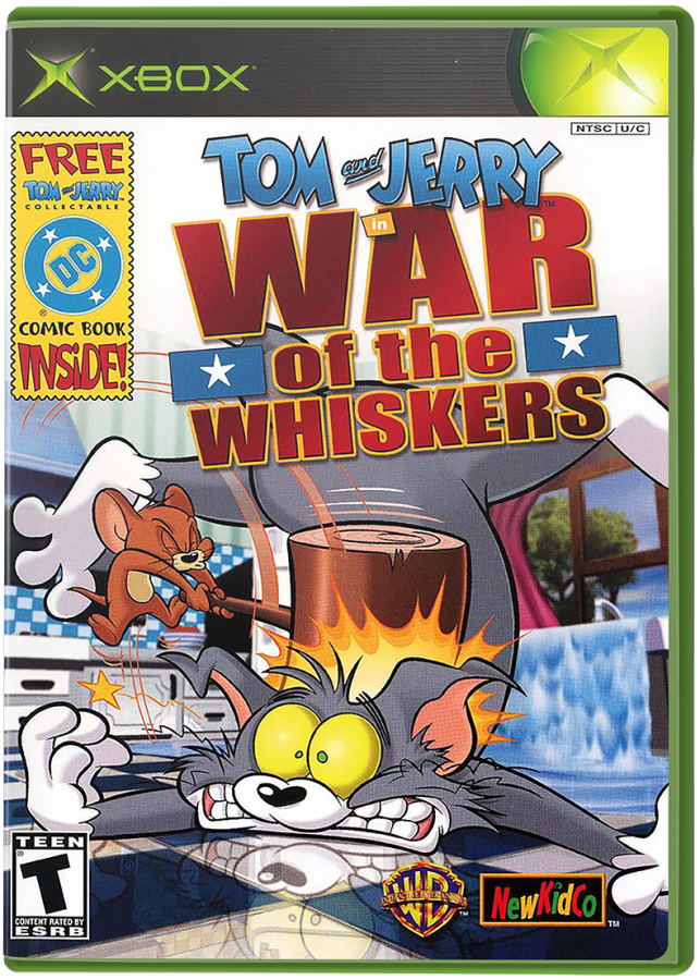 Tom and Jerry: War of Whiskers cover art for Xbox (XBOX) video game
