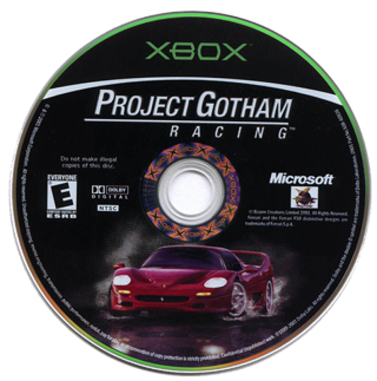 Project Gotham Racing 2 – Xbox (XBOX) Front Disc Art Video Game