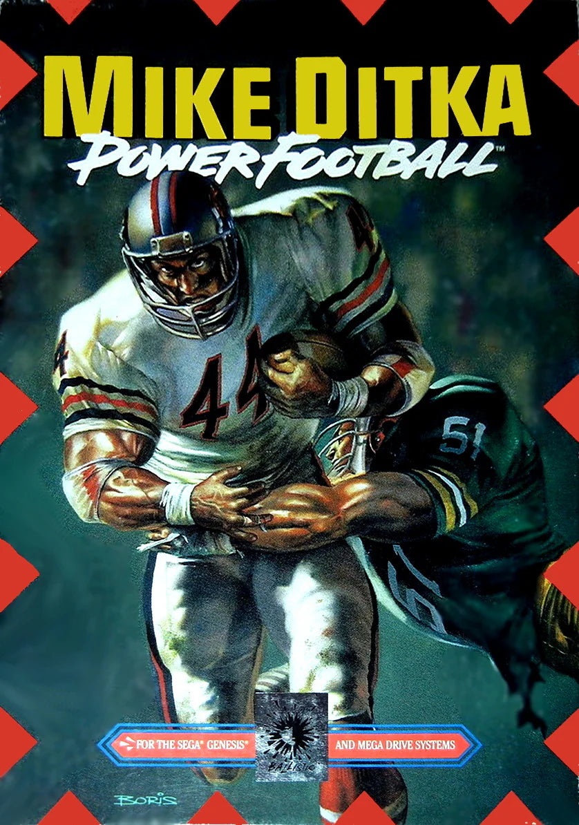 Mike Ditka Power Football cover art for Sega Genesis (GEN) video game