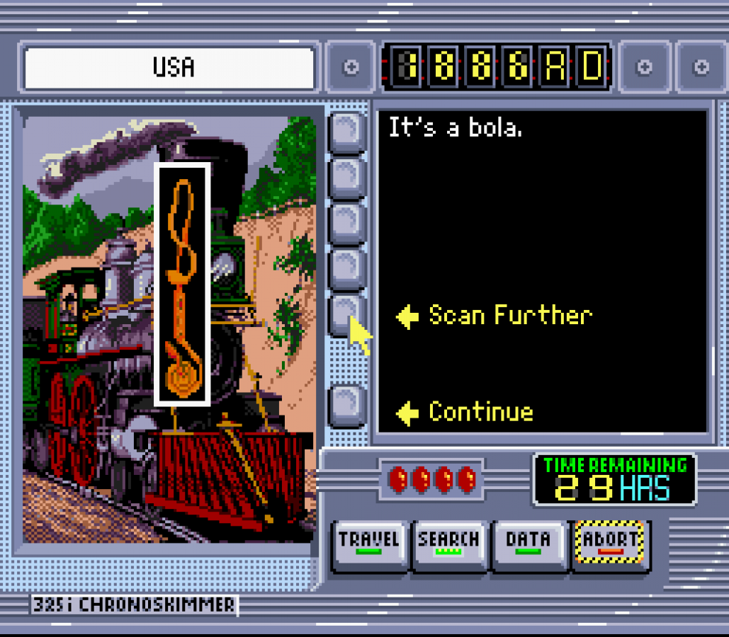 Where in Time is Carmen Sandiego gameplay image for Super Nintendo Entertainment System SNES retro video game