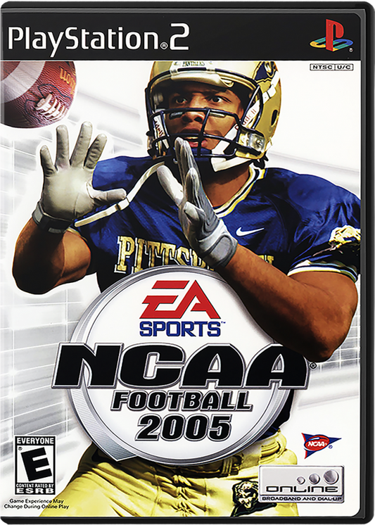 NCAA Football 2005 cover art for PlayStation 2 (PS2) video game