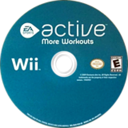 EA Sports Active: More Workouts disc cover art for Nintendo Wii (Wii) video game