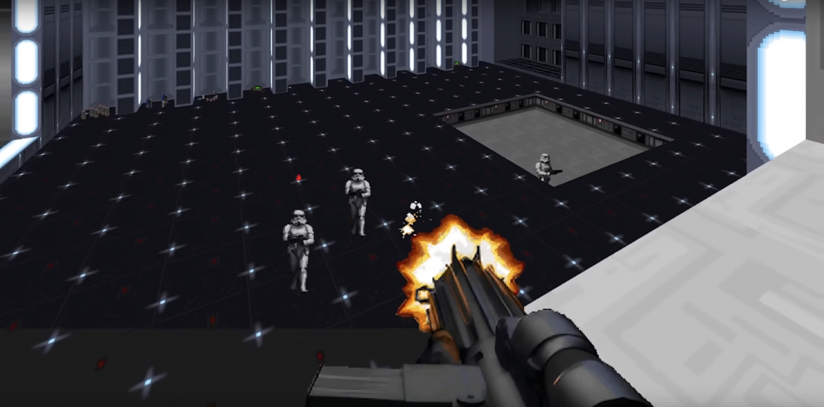 Star Wars: Dark Forces gameplay for Nintendo Switch (NS) video game.