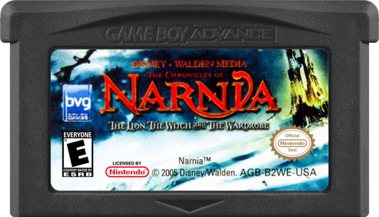 Game Boy Advance The Chronicles of Narnia adventure game game cartridge