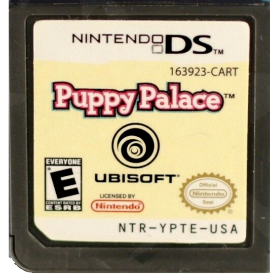 Puppy Palace cartridge for Nintendo DS (DS) pet care simulation video game