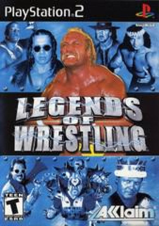 Legends of Wrestling cover art for PlayStation 2 (PS2) video game