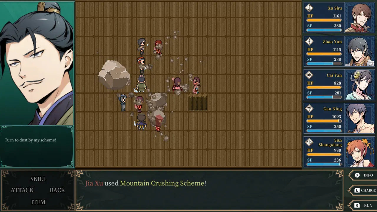 Twin Blades of the Three Kingdoms limited edition gameplay image for Nintendo Switch NS video game