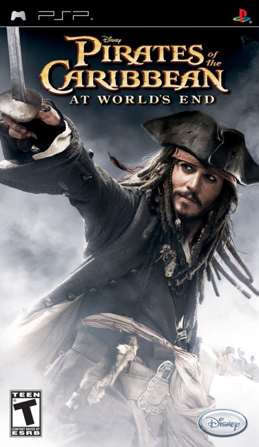Pirates of the Caribbean: At World's End cover art for PlayStation Portable (PSP) action-adventure game
