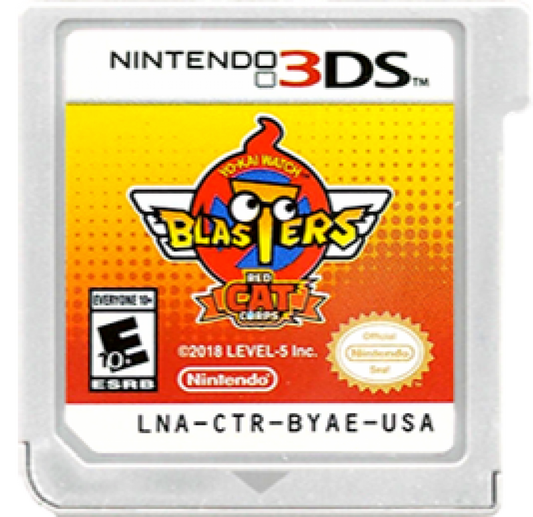 Yo-Kai Watch Blasters: Red Cat Corps cartridge for Nintendo 3DS (3DS) role-playing action video game