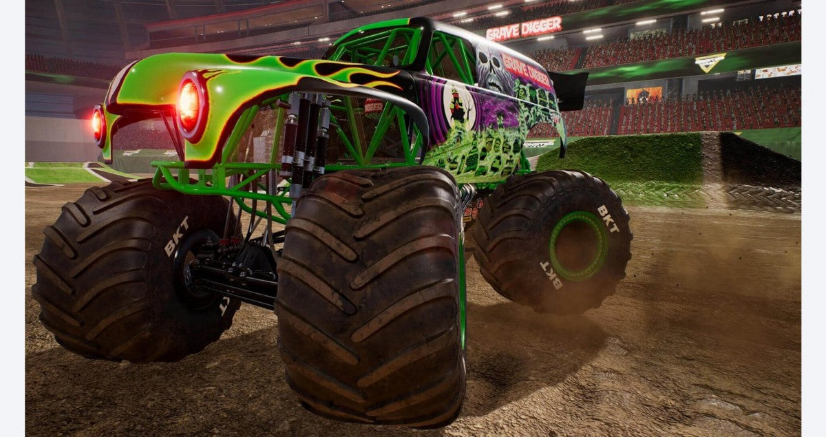 Monster Jam Steel Titans gameplay for Xbox One (XONE) racing video game