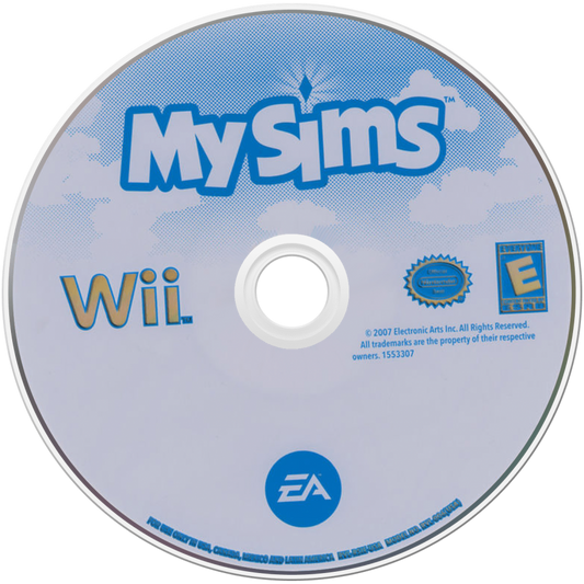 MySims – Nintendo Wii (Wii) life simulation creative adventure video game disc