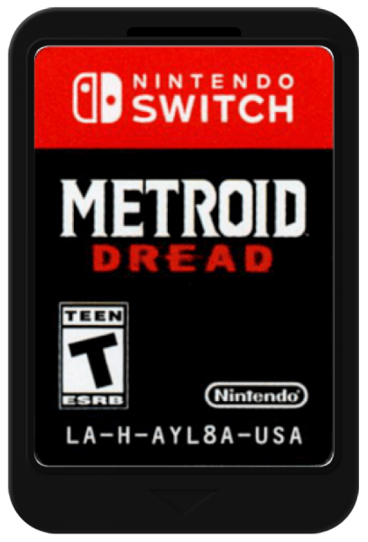 Metroid Dread cartridge for Nintendo Switch (NS) video game