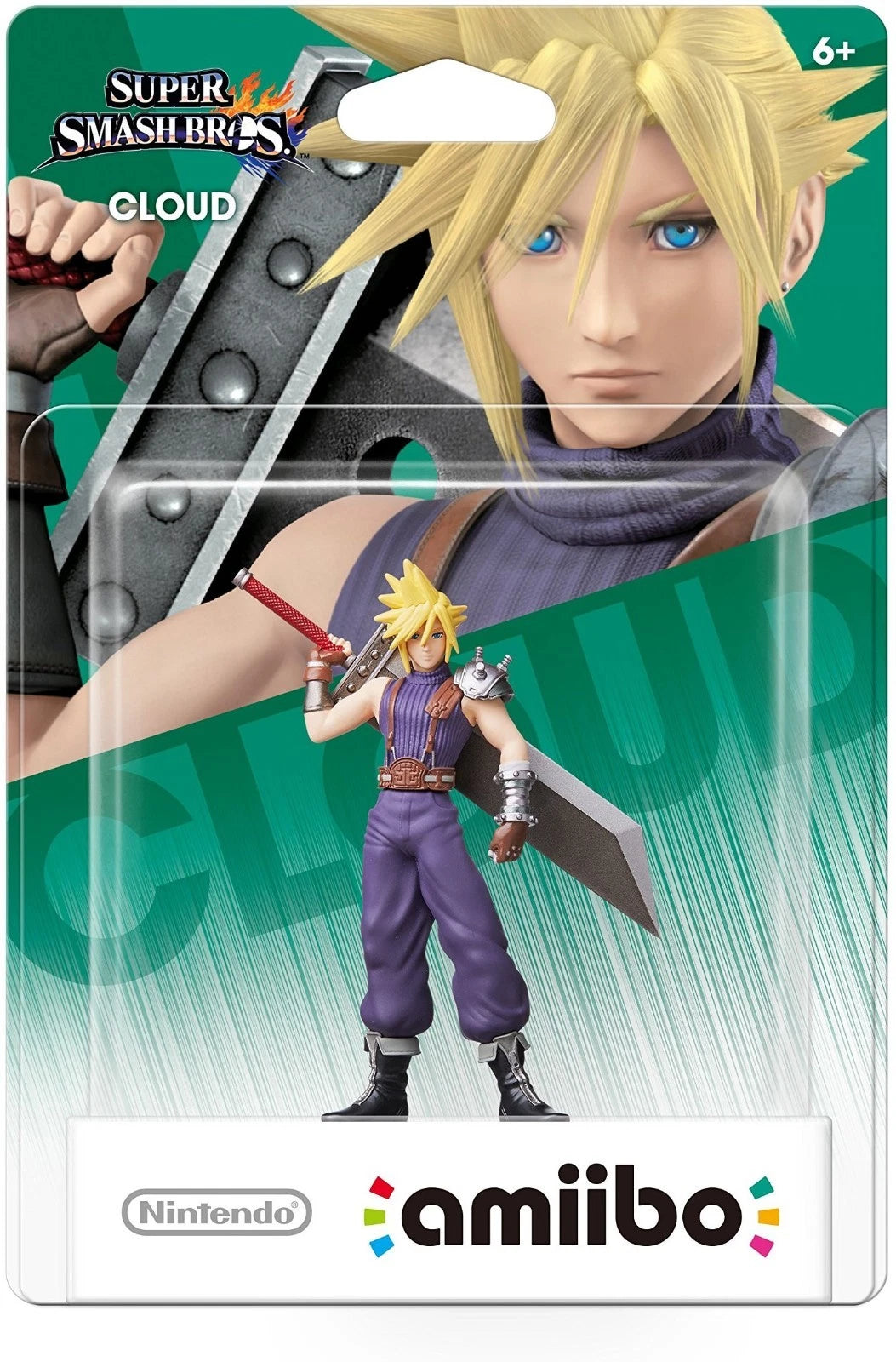 Cloud Super Smash Bros Amiibo sealed Nintendo figure