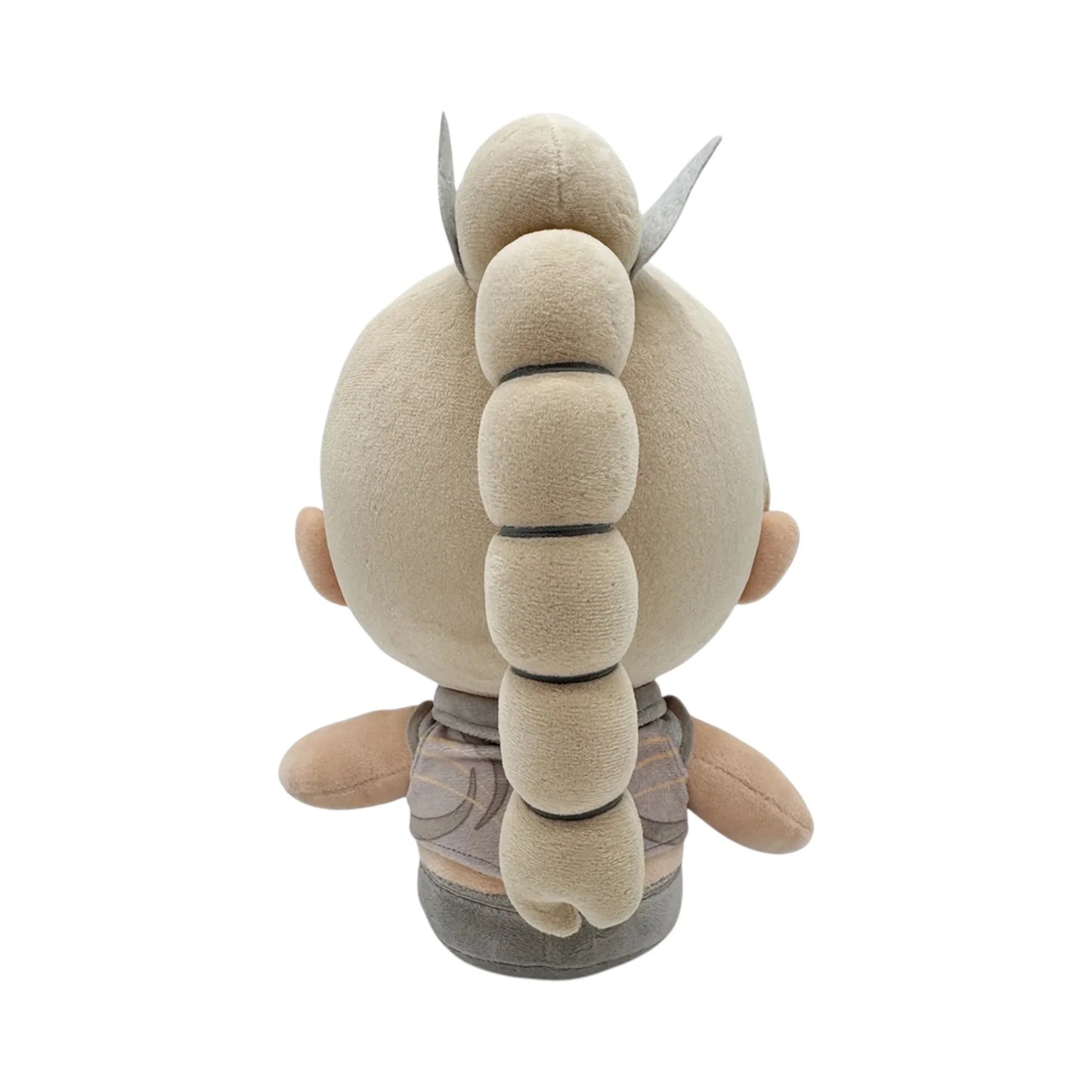 Selunite Shadowheart 9 Inch Plush collectible Baldur's Gate 3 character plush featuring Selunite Shadowheart soft plush construction detailed character styling 9 inch size huggable collectible display item fantasy gaming merchandise and pop culture collectible appeal back