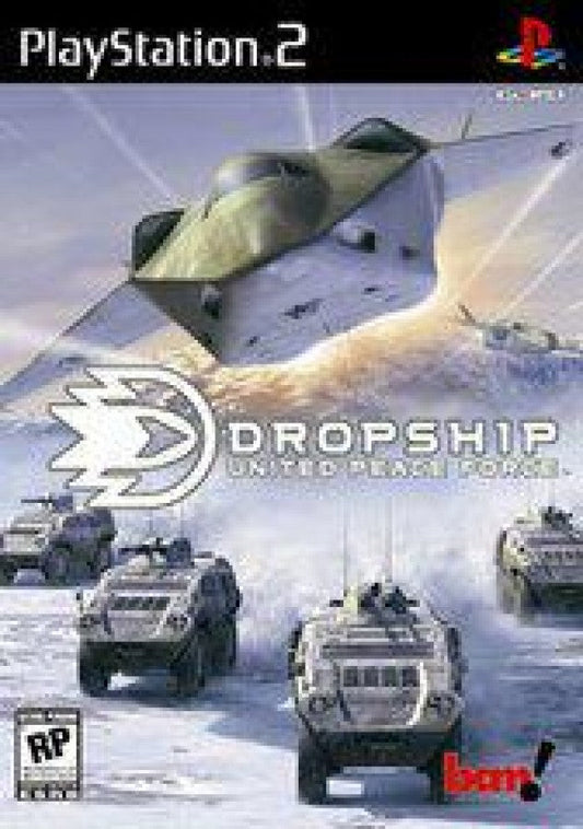 Dropship: United Peace Force cover art for PlayStation 2 (PS2) video game