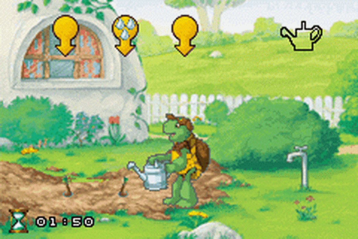 Game Boy Advance gameplay for Franklin the Turtle