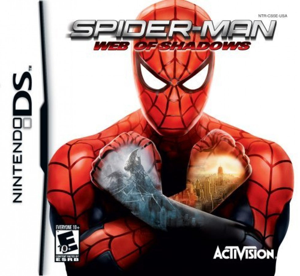 Spider-Man Web of Shadows cover art for Nintendo DS (DS) video game