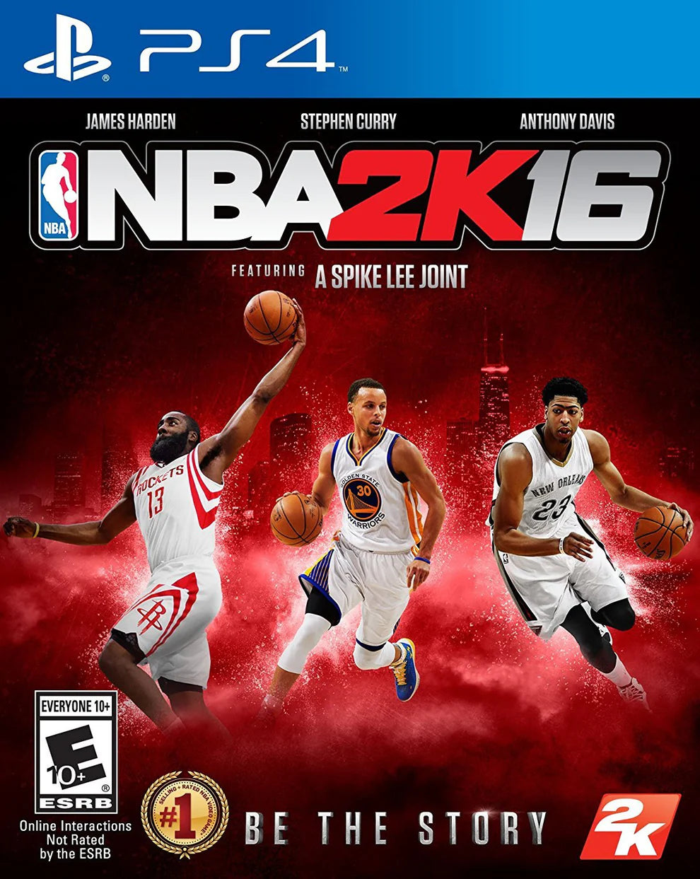 NBA 2K16 cover art for PlayStation 4 (PS4) video game