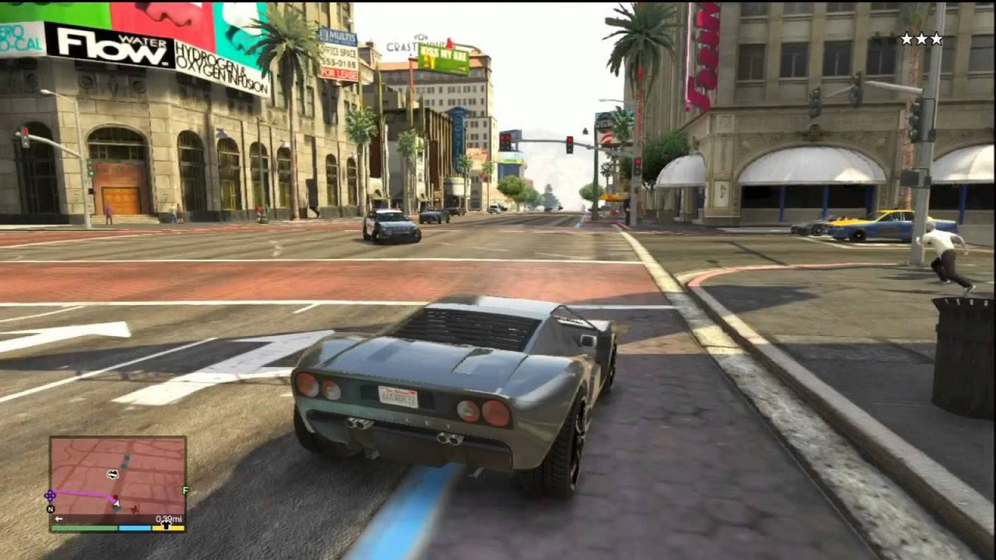 Grand Theft Auto V gameplay for Xbox 360 (X360) open-world action-adventure video game