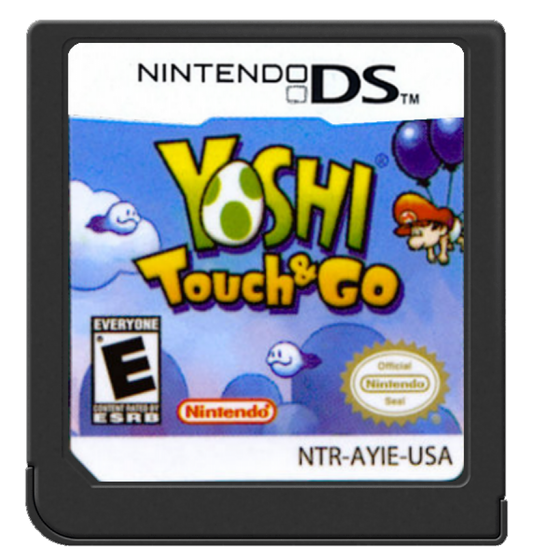 Yoshi: Touch & Go cartridge art for Nintendo DS (DS) video game