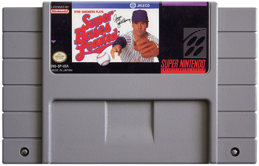 Super Bases Loaded cartridge for Super Nintendo Entertainment System (SNES) retro video game