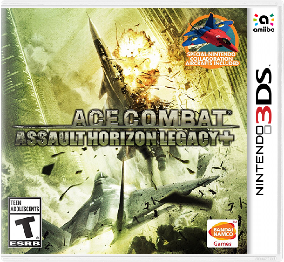 Ace Combat Assault Horizon Legacy Plus cover art for Nintendo 3DS video game