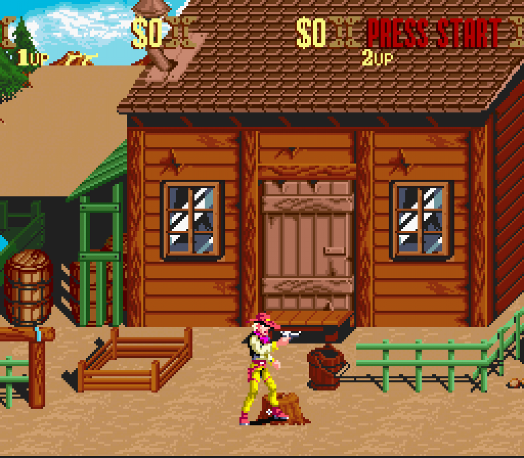 Sunset Riders gameplay image for Super Nintendo Entertainment System (SNES) retro video game