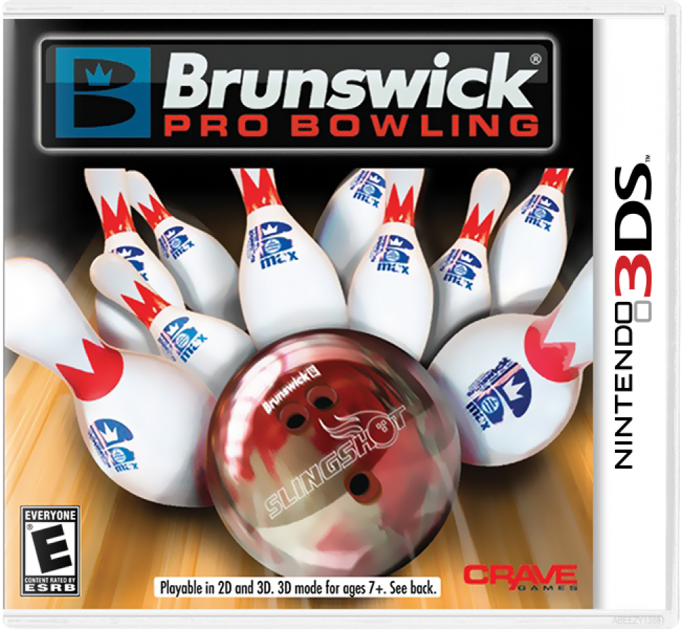 Brunswick Pro Bowling cover art for Nintendo 3DS (3DS) video game