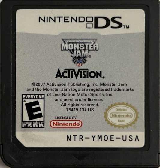 Monster Jam cartridge for Nintendo DS (DS) monster truck racing video game