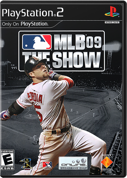MLB 09: The Show cover art for PlayStation 2 (PS2) video game