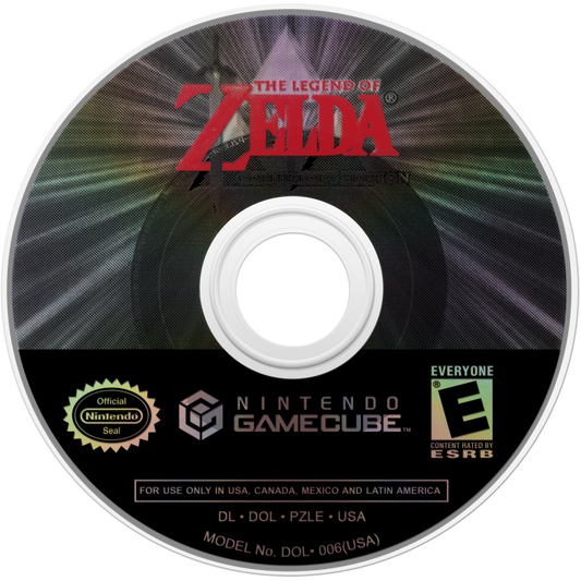 The Legend of Zelda GameCube video game featuring classic Nintendo adventure gameplay iconic Link hero fantasy exploration puzzles combat and collectible retro console title disc