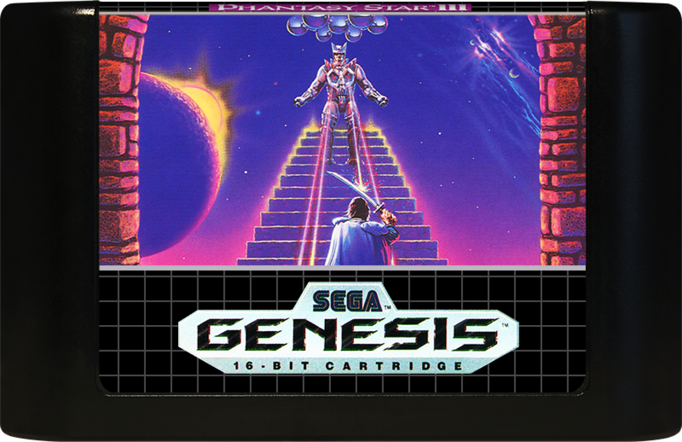 Phantasy Star III: Generations of Doom cartridge for Sega Genesis (GEN) video game