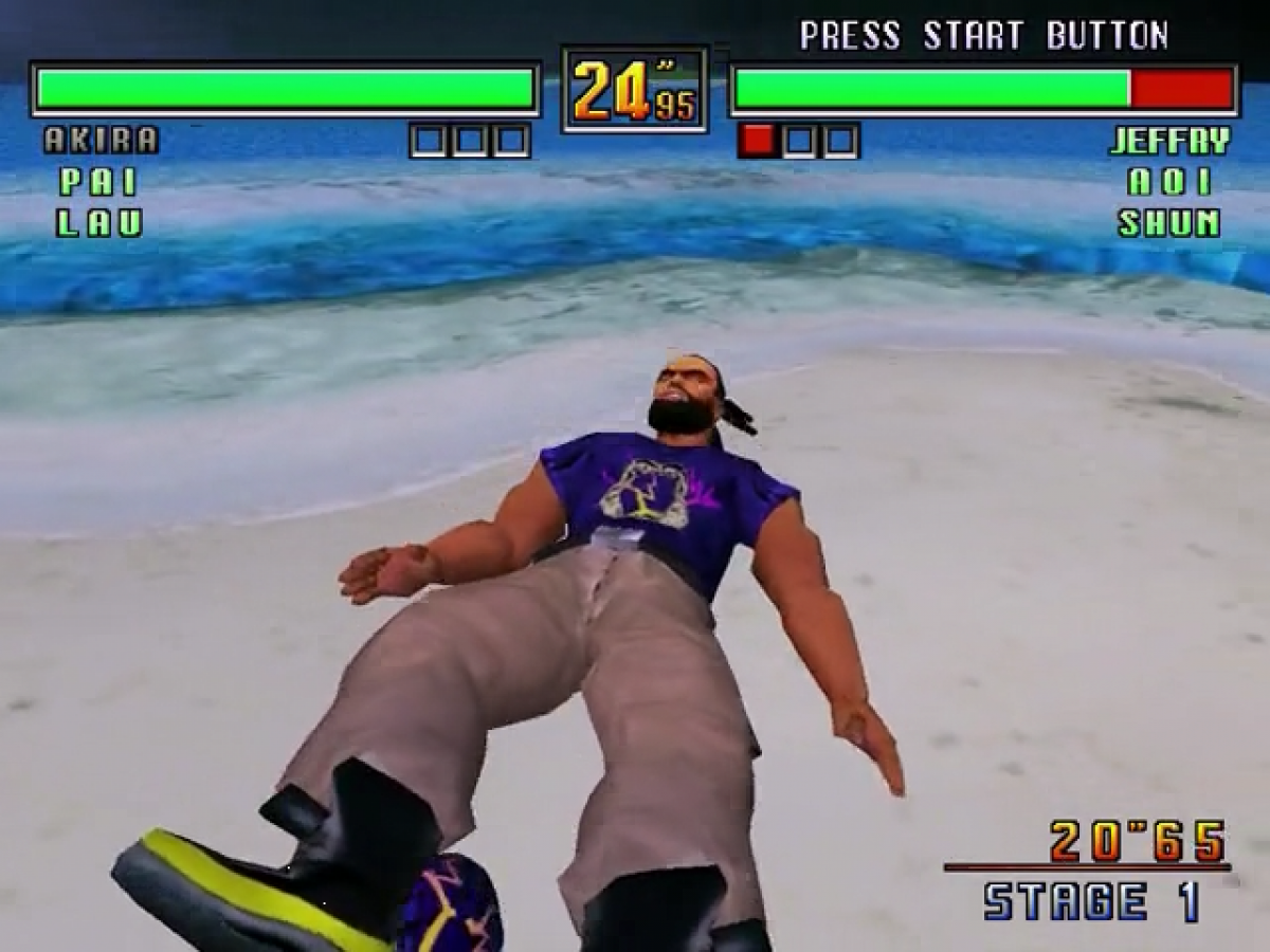 Virtua Fighter 3tb gameplay for Sega Dreamcast (DC) video game