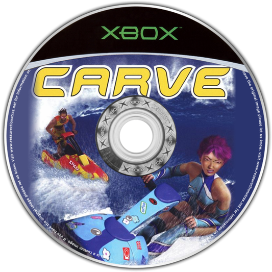 Carve disc art for Xbox (XBOX) video game