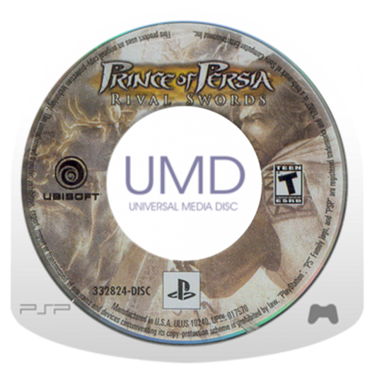 Prince of Persia: Rival Swords disc for PlayStation Portable (PSP) action-adventure game