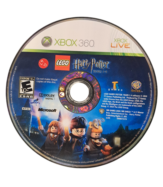 LEGO Harry Potter Years 1-4 video game LEGO Harry Potter PS3 PS4 Xbox Wii Nintendo DS fantasy adventure action platformer wizarding world Hogwarts magic spells story mode co op family friendly gaming Warner Bros TT Games LEGO series disc