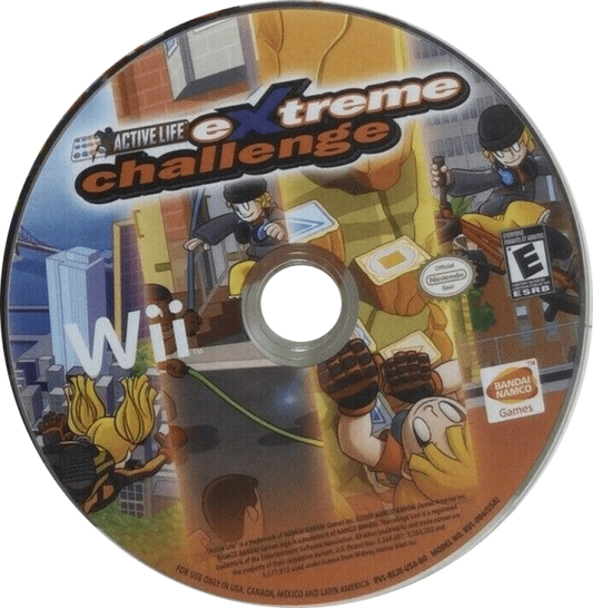 Active Life: Extreme Challenge disc cover art for Nintendo Wii (Wii) video game