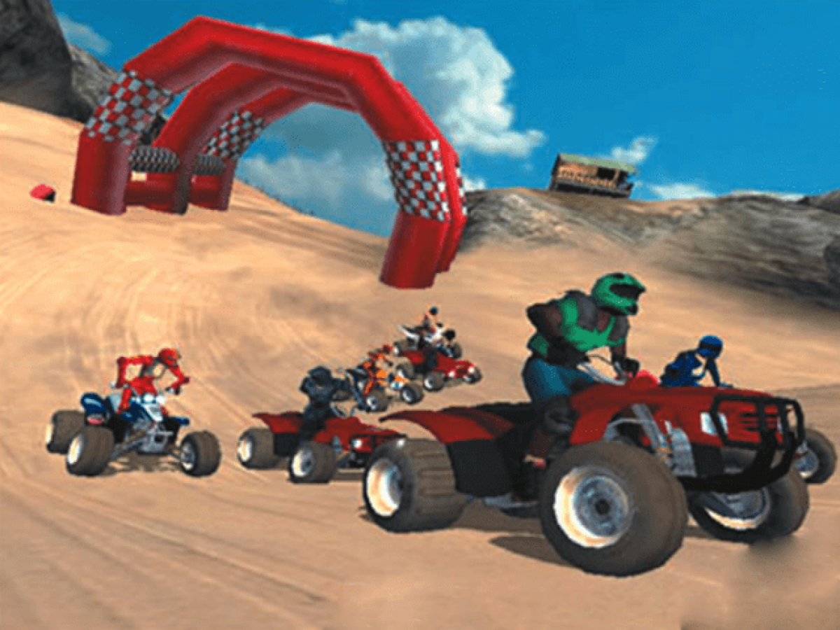 ATV Quad Power Racing 2 gameplay art for Xbox (XBOX) video game