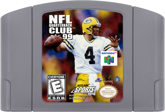 NFL Quarterback Club 99 cartridge for Nintendo 64 N64 video game