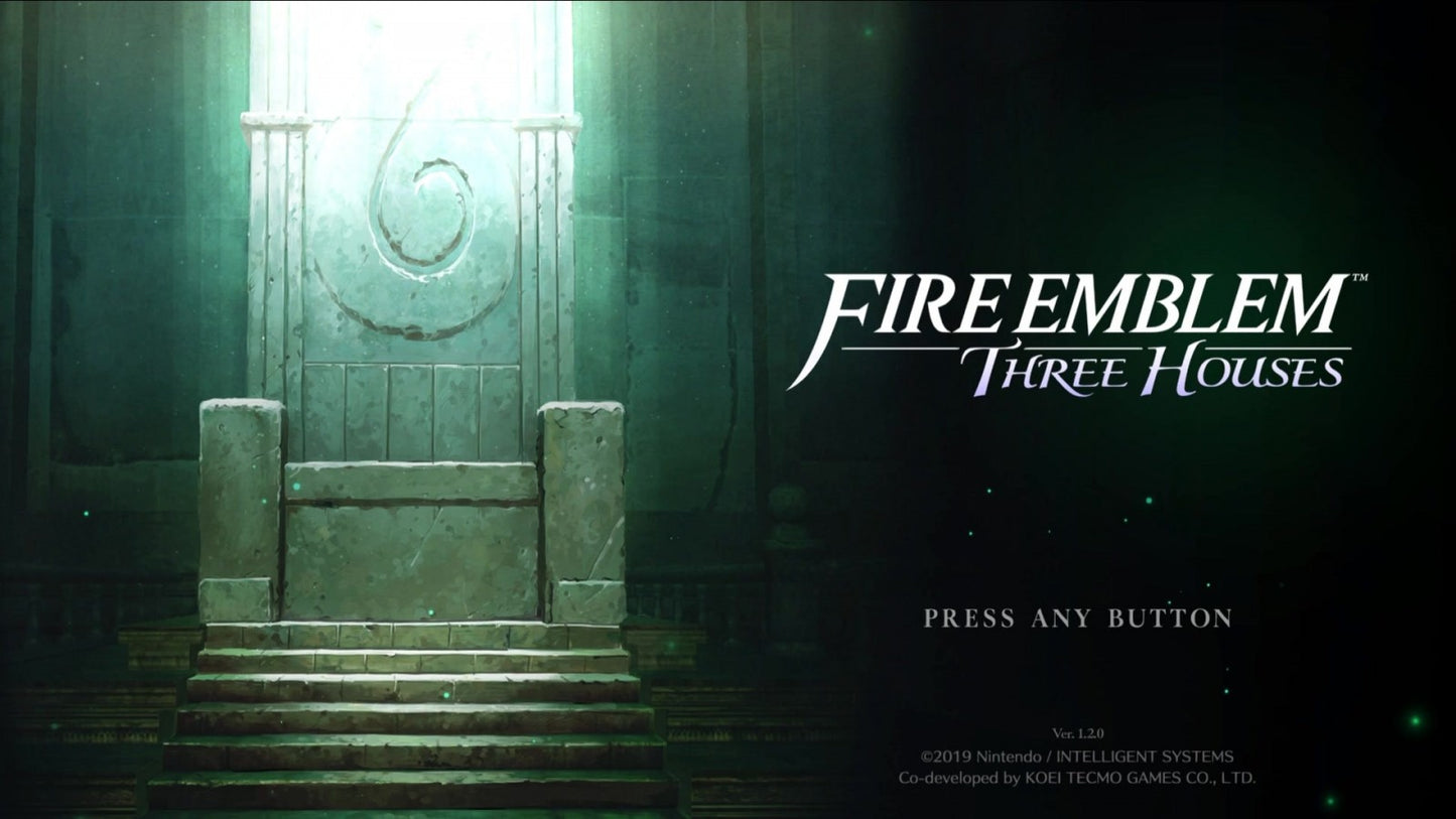 Fire Emblem: Three Houses – Nintendo Switch (NS) titlepage for video game for NS